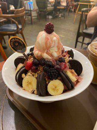 카페 더달달 [카페더달달 ] 빙수 택 1 + 음료 2잔 + 마카롱2개 — 5점을 준 리뷰어가 2021년 7월 올린 사용 사진