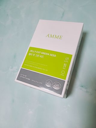 아므_이너뷰티 아므 젤리 컷 그린 씨드 10개입 — 5점을 준 리뷰어가 2021년 3월 올린 사용 사진