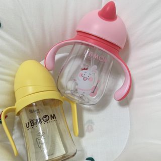 유비맘 트라이탄 코니빨대컵_컬러 랜덤 발송 — 5점을 준 리뷰어가 2020년 12월 올린 사용 사진