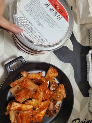 셰프애찬 별미김치 굴겉절이 1kg — 5점을 준 리뷰어가 2022년 12월 올린 사용 사진