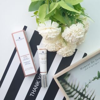 산수시 일루미네이팅 펄 영양 다크서클 스틱 아이 크림 케어 15ml — 5점을 준 리뷰어가 2021년 6월 올린 사용 사진