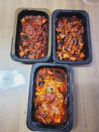 자연풍미 문어직화볶음 3종 (불고기, 불곱창, 치즈불닭) — 5점을 준 리뷰어가 2022년 6월 올린 사용 사진