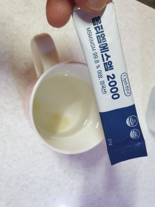 바른비타민 옵티엠에스엠2000 1박스 60포 관절 연골 복합건강기능식품 — 5점을 준 리뷰어가 2021년 6월 올린 사용 사진