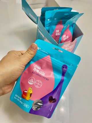 푸름웰니스 라바 쑥쑥구미 36g — 5점을 준 리뷰어가 2022년 3월 올린 사용 사진