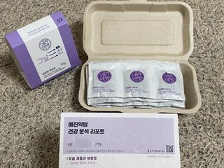 예진약방 그날을 위한 맞춤형 한방 건강식품 (4종) — 4점을 준 리뷰어가 2022년 6월 올린 사용 사진
