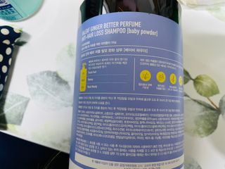 달리프 진저 베러 퍼퓸 탈모 완화 샴푸 1000ml 향 3종 — 5점을 준 리뷰어가 2021년 1월 올린 사용 사진