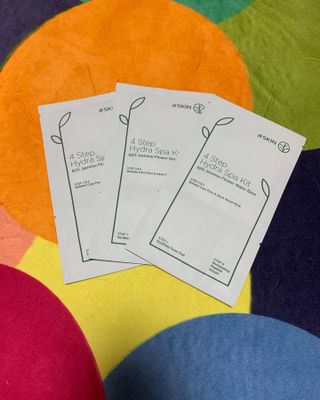 태그스킨 4스텝 주름개선 피부미백 영양 마스크팩 3개 세트(최신버전) — 5점을 준 리뷰어가 2022년 5월 올린 사용 사진