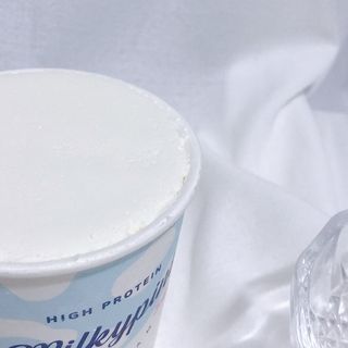 밀키파인트 더블 프로틴 우유 — 4점을 준 리뷰어가 2021년 8월 올린 사용 사진