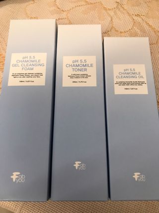 페브유 / FABYOU 페브유 pH5.5 캐모마일 젤 클렌징 폼 + 클렌징 오일 + 토너 3종 세트 — 5점을 준 리뷰어가 2021년 6월 올린 사용 사진