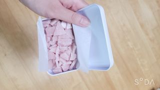 [아이스칩스] 무설탕 비건 자일리톨 캔디 7종 2개기준 — 5점을 준 리뷰어가 2021년 6월 올린 사용 사진