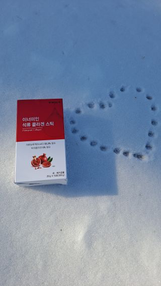 이너미인 석류 콜라겐 스틱 — 5점을 준 리뷰어가 2021년 1월 올린 사용 사진