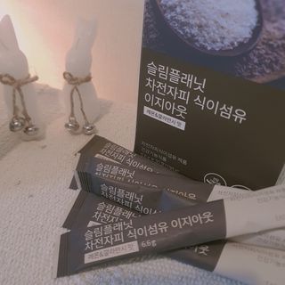슬림플래닛 차전자피 식이섬유 이지아웃 — 3점을 준 리뷰어가 2021년 4월 올린 사용 사진
