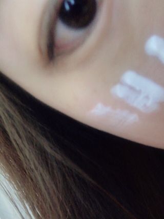 랑스레 매직피치 화이트닝 파워 화이트닝크림 — 5점을 준 리뷰어가 2021년 4월 올린 사용 사진