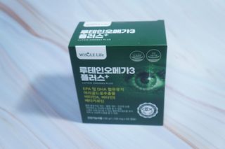 홀라이프 루테인오메가3 플러스 60캡슐  x 1박스(2개월분) — 5점을 준 리뷰어가 2022년 8월 올린 사용 사진