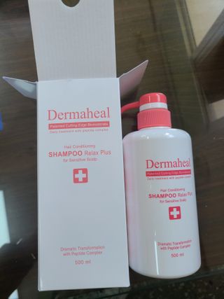 더마힐 헤어 컨디셔닝 샴푸 500ml 3종 중 택1 — 5점을 준 리뷰어가 2021년 3월 올린 사용 사진