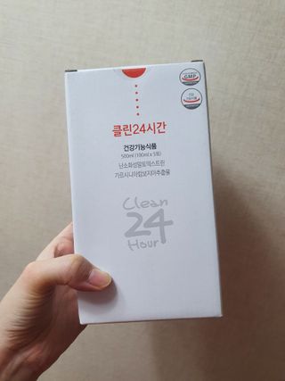 클린24시간 1BOX(5포) + 전용보틀(500ml) — 5점을 준 리뷰어가 2023년 8월 올린 사용 사진