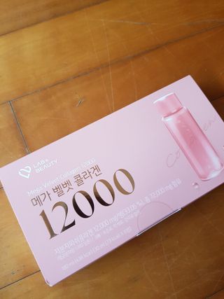 랩앤뷰티 메가 벨벳 콜라겐 12000 — 5점을 준 리뷰어가 2021년 5월 올린 사용 사진