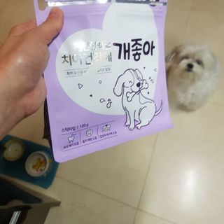 My Pet Care 천연단백질 치아건강에 개좋아 — 5점을 준 리뷰어가 2021년 1월 올린 사용 사진