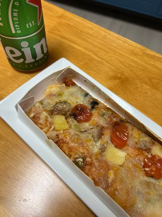 브라잇벨리 비건피자 [노밋피자알로하 & 노밋피자포테이토] 2가지맛 — 3.5점을 준 리뷰어가 2022년 7월 올린 사용 사진