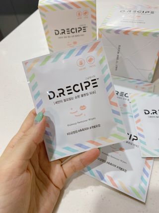 디레시피 세안이 필요없는 순한 클렌징 티슈 — 5점을 준 리뷰어가 2021년 1월 올린 사용 사진