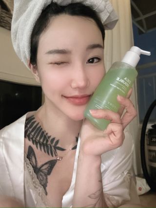 아이토리 시카 앰플 더블 클렌저 — 5점을 준 리뷰어가 2023년 5월 올린 사용 사진