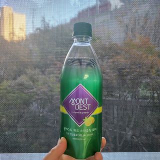 몽베스트 Montbest with Sparkling water Lemon OR Lime 20병(랜덤) — 4점을 준 리뷰어가 2021년 10월 올린 사용 사진
