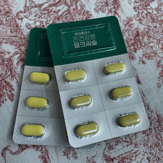 [경남제약헬스케어] 케어플러스 간건강엔 밀크씨슬 500mg 60정/2개월분/비타민B 5종+세레늄 — 5점을 준 리뷰어가 2024년 1월 올린 사용 사진