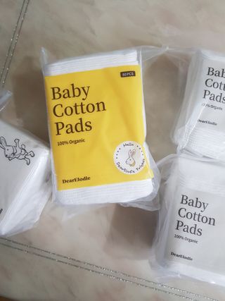 디어엘로디 프리미엄 유기농 베이비 솜티슈 40매 3 + 1 PACK — 5점을 준 리뷰어가 2021년 2월 올린 사용 사진