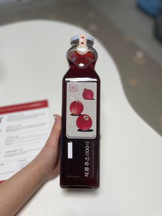 [바이윙클] 페르시아 유기농 석류 착즙주스 750ml 2병 + 선물박스 세트 — 5점을 준 리뷰어가 2022년 3월 올린 사용 사진