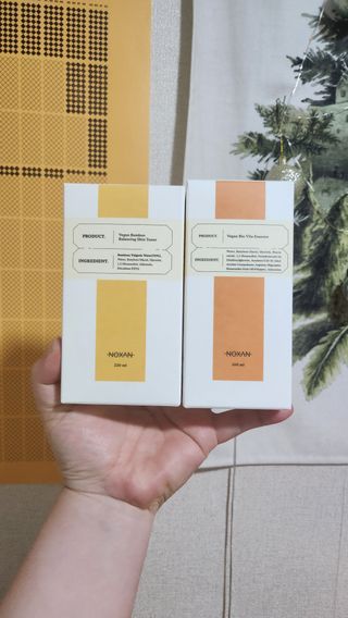 [녹산] 비건 대나무 밸런싱 수분 토너 + 비건 바이오 비타 에센스 — 5점을 준 리뷰어가 2022년 10월 올린 사용 사진