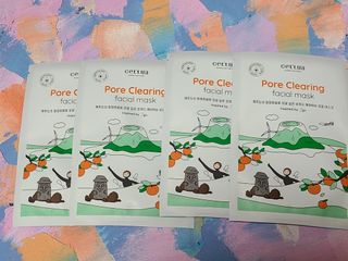 세뚜아(Cettua) 나우[세뚜아] 포어 클리어링 마스크 Cettua Pore Clearing facial mask 4매 — 5점을 준 리뷰어가 2024년 2월 올린 사용 사진