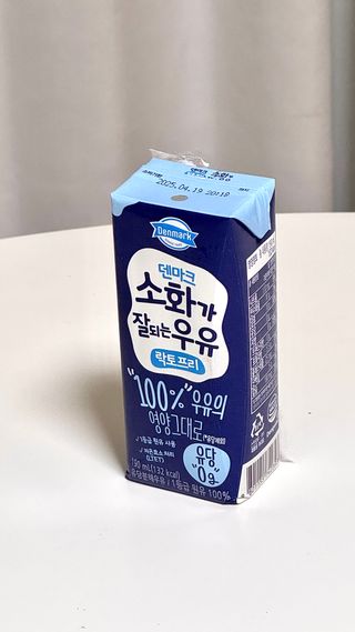 [구매평]덴마크 유제품 소화 잘되는 우유 only 로켓프레쉬 — 5점을 준 리뷰어가 2025년 3월 올린 사용 사진