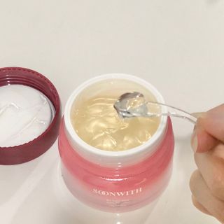SOONWITH 바이오 수퍼 아쿠아 하이드로 젤 크림 — 3점을 준 리뷰어가 2021년 5월 올린 사용 사진