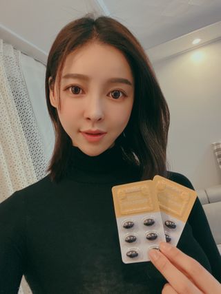 소버스 눈건강엔 루테인 아스타잔틴 — 5점을 준 리뷰어가 2021년 1월 올린 사용 사진