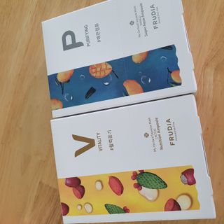 [후르디아] 골라쓰는 비건마스크팩 2종 -백년초 / 망고 — 4점을 준 리뷰어가 2021년 8월 올린 사용 사진