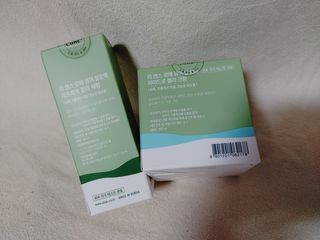 김정문알로에 큐어 큐어 알로에 리프레쉬 젤리 세럼, 큐어 알로에 하이드로 젤리 크림 — 4.5점을 준 리뷰어가 2021년 2월 올린 사용 사진