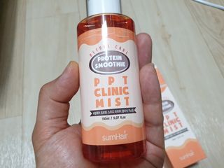 썸헤어 / SUMHAIR [썸헤어] 프로틴 스무디 클리닉 미스트 150ml — 5점을 준 리뷰어가 2021년 7월 올린 사용 사진