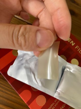 프리마인 귀족의 콜라겐, 92배 흡수율. 럭셔리 프리미엄 셀라브 콜라겐필름 30매 — 5점을 준 리뷰어가 2021년 9월 올린 사용 사진