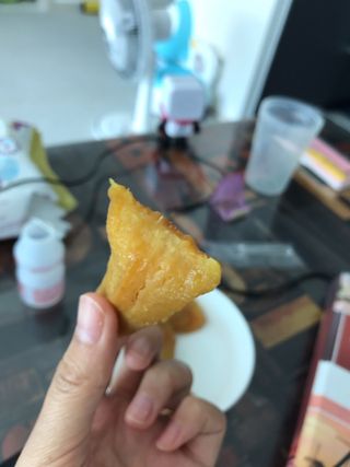 해뜨온 껍질없는 한입아이스 군고구마 120g x 4개 — 5점을 준 리뷰어가 2021년 9월 올린 사용 사진