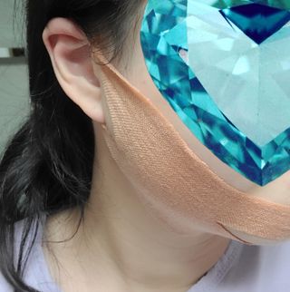 아이디플라코스메틱 아이디 페이스핏 마이너스 밴드 v2 — 4점을 준 리뷰어가 2022년 5월 올린 사용 사진