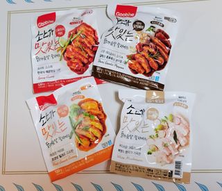굽네몰 [굽네] 소스가 맛있는 닭가슴살 슬라이스 4종 — 5점을 준 리뷰어가 2021년 4월 올린 사용 사진