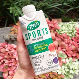 셀렉스스포츠 셀렉스 스포츠 웨이 프로틴 복숭아_ 330ml x 12팩 — 4점을 준 리뷰어가 2021년 8월 올린 사용 사진