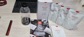 클린24시간 1BOX(5포) + 전용보틀(500ml) — 5점을 준 리뷰어가 2022년 9월 올린 사용 사진