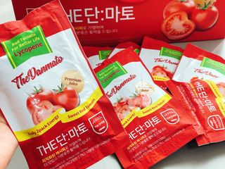 제이제이바이오 더단마토 프리미엄주스 100ml 30팩입 - 무설탕 스테비아 토마토즙 — 5점을 준 리뷰어가 2021년 12월 올린 사용 사진