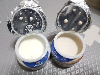 매일바이오 그릭요거트 오리지널 플레인 4개, 로스터리 커피믹스 4개 — 4점을 준 리뷰어가 2021년 12월 올린 사용 사진