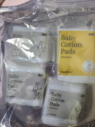 디어엘로디 프리미엄 유기농 유아 솜티슈 40매 3Pack +60매 1Pack 혼합형 — 5점을 준 리뷰어가 2021년 4월 올린 사용 사진