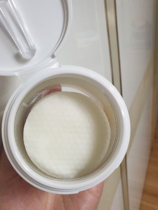 랑벨 비타 에너지 잡티 앰플 패드 65매 (투명하고 밝은 얼굴 광채패드) — 5점을 준 리뷰어가 2022년 6월 올린 사용 사진