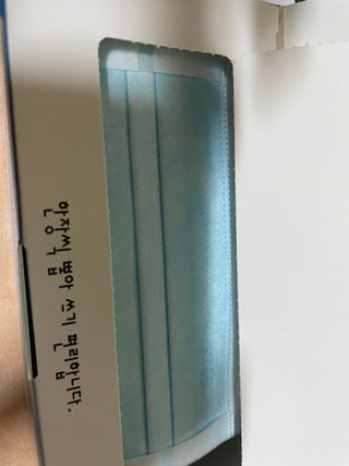 건강누리인터내셔날 (마스크 특집) 7DAYS 컬러마스크 (컬러7매)+ KMC 프리미엄 덴탈마스크(50매) — 4점을 준 리뷰어가 2022년 7월 올린 사용 사진