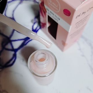 르미니마카롱 비건 네일 트리트먼트 5종 택1 — 4점을 준 리뷰어가 2022년 8월 올린 사용 사진
