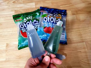 롯데제과 죠스바 아이스 톡톡 젤리 — 5점을 준 리뷰어가 2021년 10월 올린 사용 사진